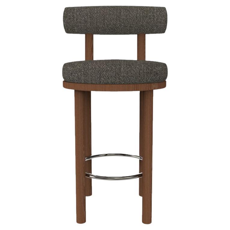 Collector Modern Moca Bar Chair, gepolstert mit Safire 3-Stoff von Studio Rig