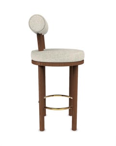 Collector Modern Moca Bar Chair Upholstered in Safire 7 Fabric by Studio Rig