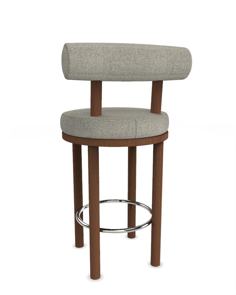 Collector Modern Moca Bar Chair, gepolstert mit Safire 8 Stoff von Studio Rig im Zustand „Neu“ im Angebot in Castelo da Maia, PT