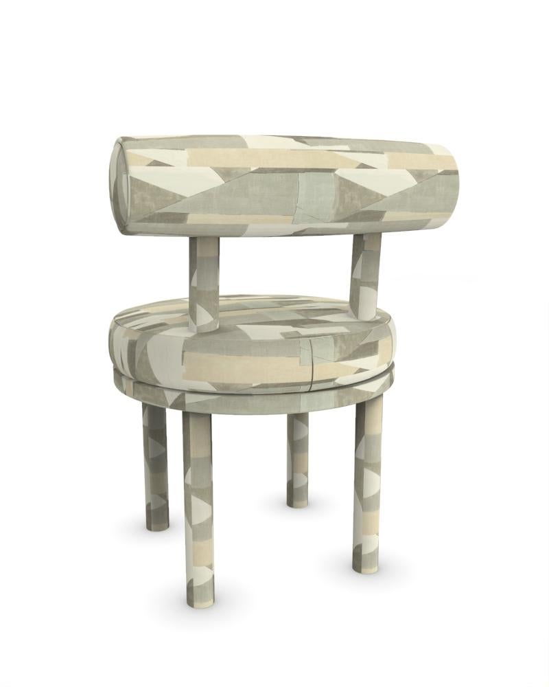 Collector Modern Moca Chair Voll gepolstert in Alabaster Stoff von Studio Rig  im Zustand „Neu“ im Angebot in Castelo da Maia, PT