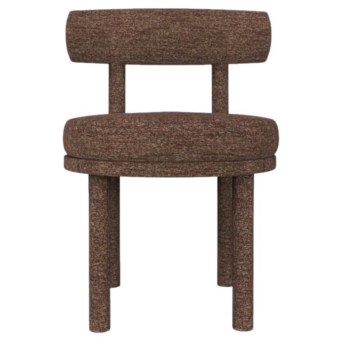 Collector Modern Moca Chair Fully Upholstered in Brown Fabric by Studio Rig  For Sale