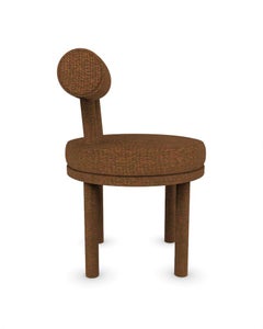 Collector Modern Moca Chair Fully Upholstered in Chocolate Fabric by Studio Rig