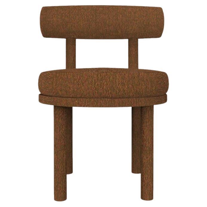 Collector Modern Moca Chair Fully Upholstered in Chocolate Fabric by Studio Rig  For Sale