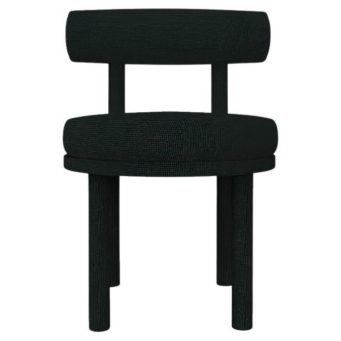 Collector Modern Moca Chair Fully Upholstered in Midnight Fabric by Studio Rig  For Sale