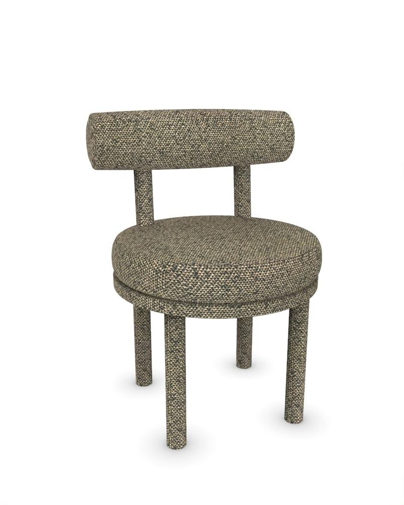 Collector Modern Moca Chair Fully Upholstered in Safire 0001 Fabric by Studio Rig

DIMENSIONS:
W 51 cm  20”
D 53 cm  21”
H 86 cm  34”
SH 49cm  19”



A chair that mixes both modern and classical design approaches.
Designed to hug the body, durable