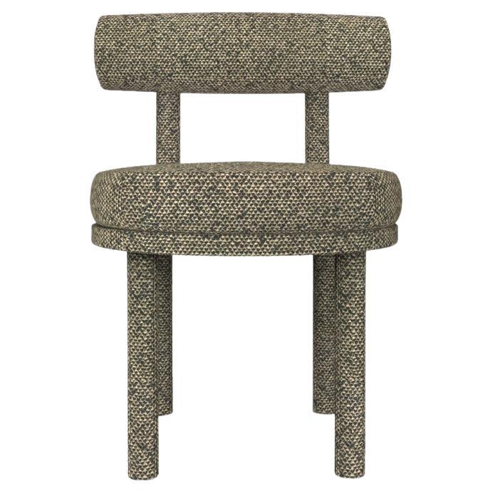 Collector Modern Moca Chair Fully Upholstered in Safire 01 Fabric by Studio Rig  For Sale