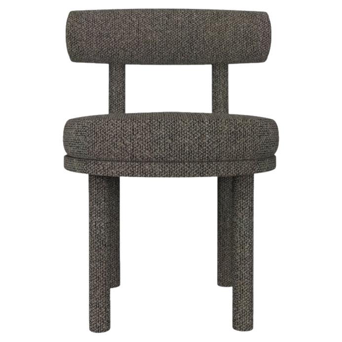 Collector Modern Moca Chair Fully Upholstered in Safire 02 Fabric by Studio Rig  For Sale