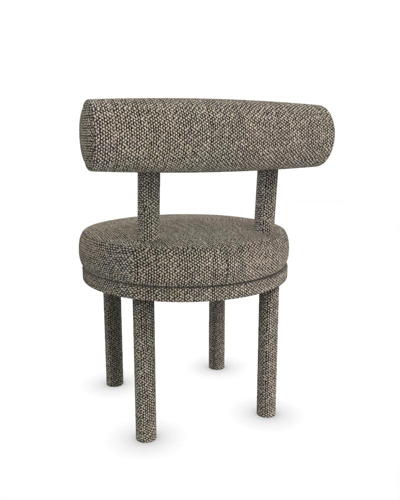 Collector Modern Moca Chair Fully Upholstered in Safire 03 Fabric by Studio Rig  In New Condition For Sale In Castelo da Maia, PT
