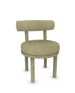 Collector Modern Moca Chair Fully Upholstered in Safire 05 Fabric by Studio Rig