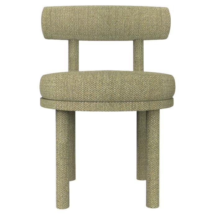 Collector Modern Moca Chair Fully Upholstered in Safire 05 Fabric by Studio Rig  For Sale