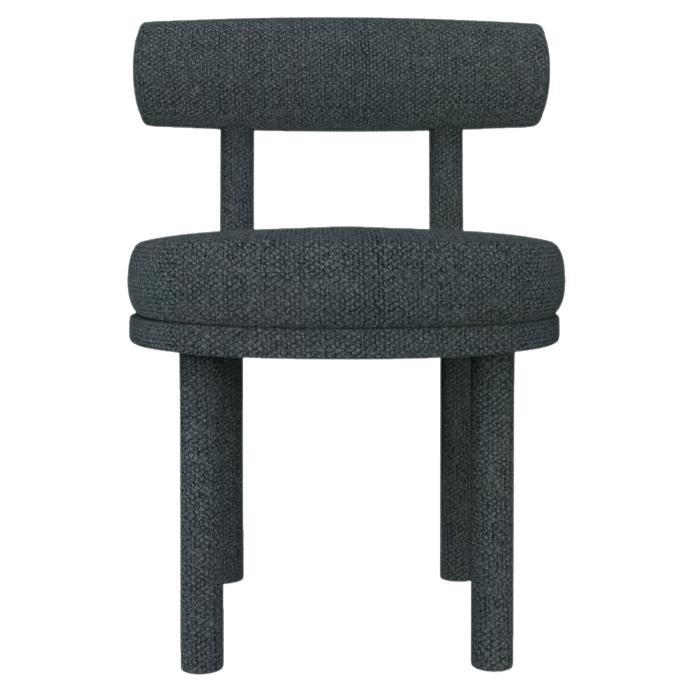 Collector Modern Moca Chair Fully Upholstered in Safire 10 Fabric by Studio Rig  For Sale