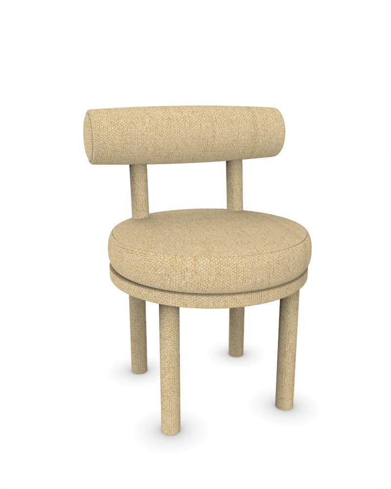 Collector Modern Moca Chair Fully Upholstered in Safire 0015 Fabric by Studio Rig

DIMENSIONS:
W 51 cm  20”
D 53 cm  21”
H 86 cm  34”
SH 49cm  19”



A chair that mixes both modern and classical design approaches.
Designed to hug the body, durable