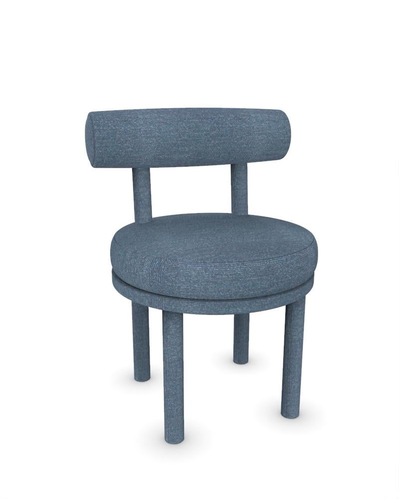 Sedia Moca moderna da collezione completamente imbottita in tessuto Tricot Seafoam di Studio A

DIMENSIONI:
L 51 cm  20
