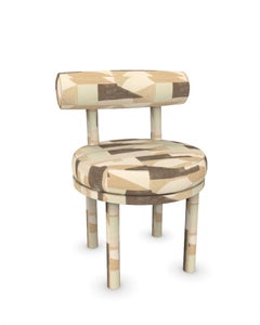 Collector Modern Moca Chair Vollständig gepolstert in Silt Fabric von Studio Rig