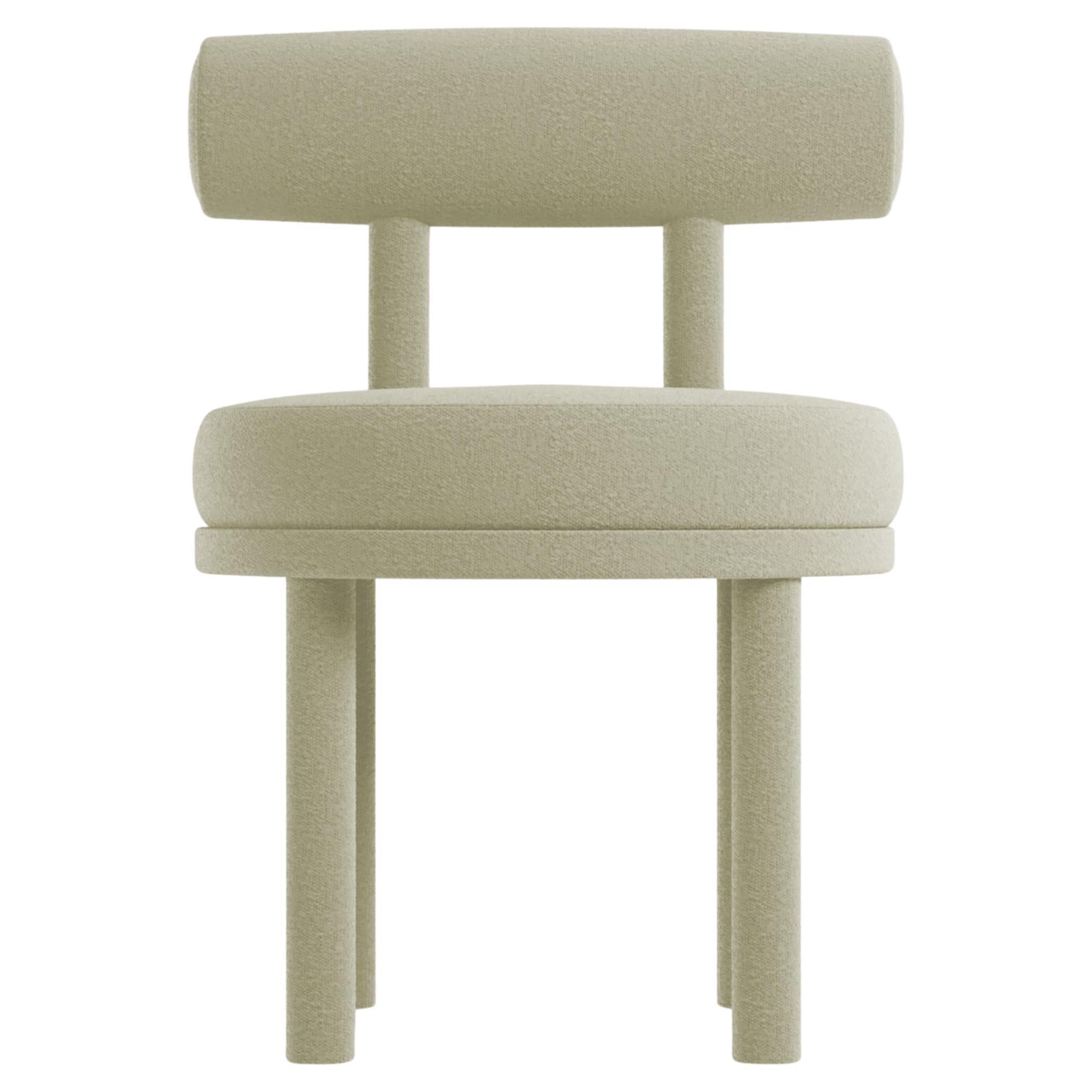 Collector Modern Moca Chair in Bouclé Beige by Studio Rig For Sale