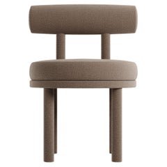 Collector Modern Moca Chair in Boucle Brown by Studio Rig
