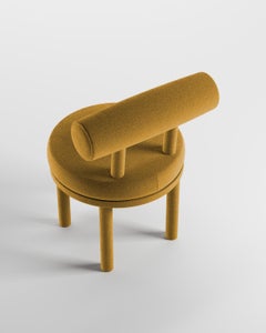 Collector Modern Moca Chair in Bouclé Mustard by Studio Rig