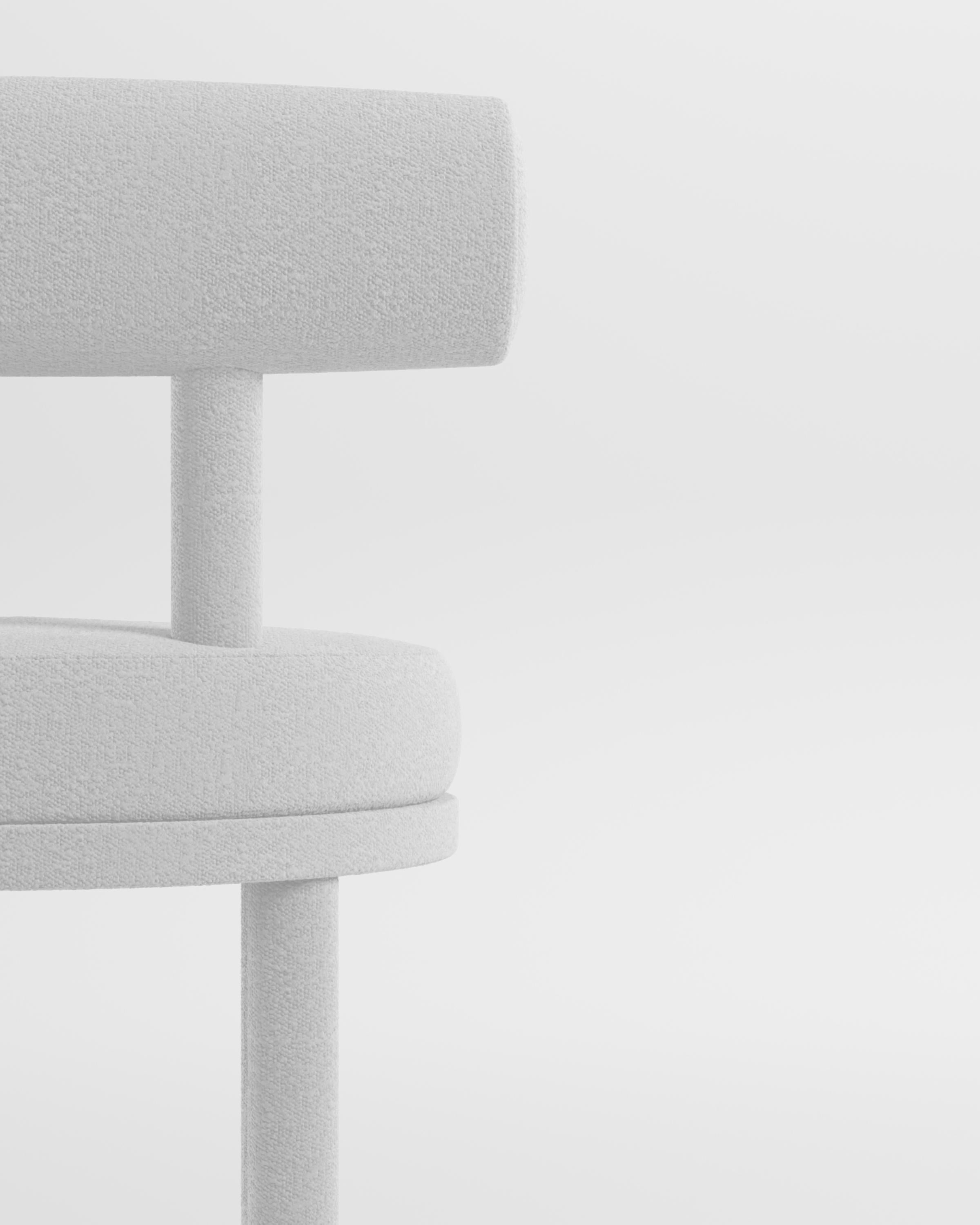 Collector Modern Moca Chair in Bouclé White by Studio Rig In New Condition For Sale In Castelo da Maia, PT
