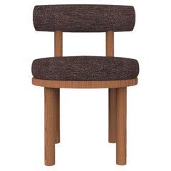 Collector Modern Moca Chair Upholstered Dark Brown Fabric and Oak by Studio Rig 