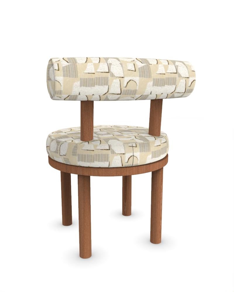 Collector Modern Moca Chair Upholstered in Beige Fabric and Oak by Studio Rig In New Condition For Sale In Castelo da Maia, PT