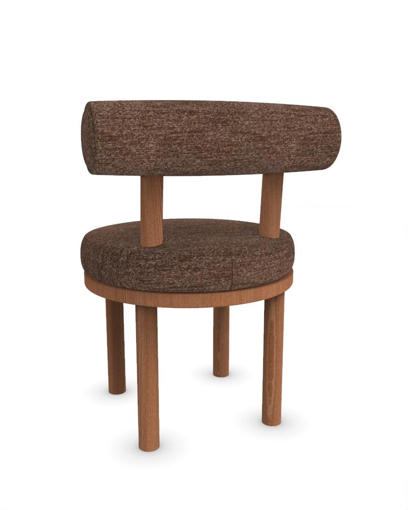 Collector Modern Moca Chair Upholstered in Brown Fabric and Oak by Studio Rig  In New Condition For Sale In Castelo da Maia, PT
