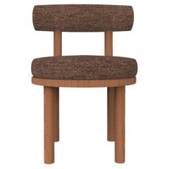 Collector Modern Moca Chair Upholstered in Brown Fabric and Oak by Studio Rig
