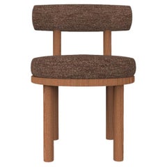 Collector Modern Moca Chair Upholstered in Brown Fabric and Oak by Studio Rig 