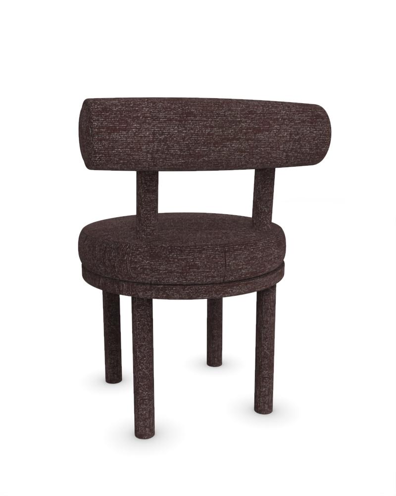 Collector Modern Moca Chair Upholstered in Dark Brown Fabric by Studio Rig  In New Condition For Sale In Castelo da Maia, PT