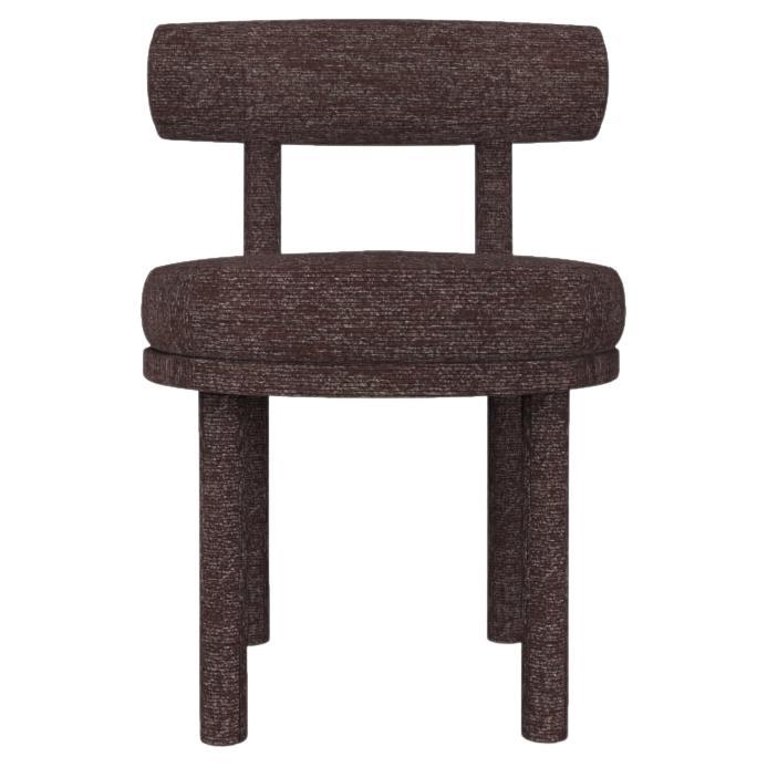 Collector Modern Moca Chair, gepolstert mit dunkelbraunem Stoff von Studio Rig 