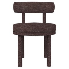Collector Modern Moca Chair Upholstered in Dark Brown Fabric by Studio Rig