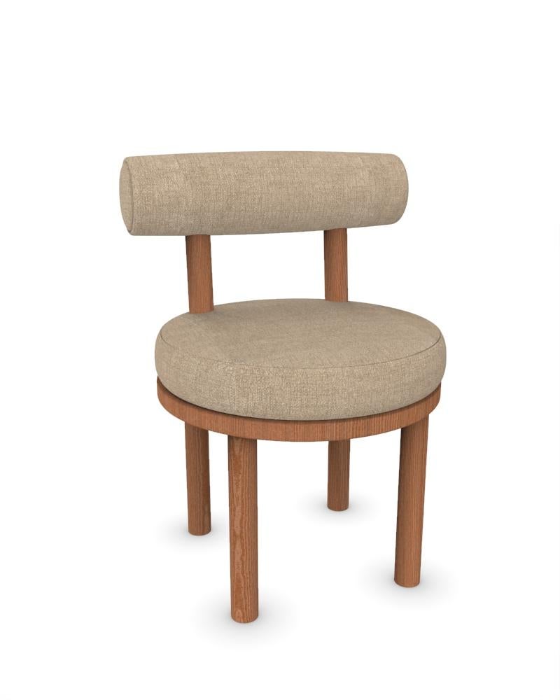 Moderner Moca-Sessel mit Polsterung aus Famiglia 07-Stoff und geräucherter Eiche von Studio Rig

ABMESSUNGEN:
B 51 cm  20