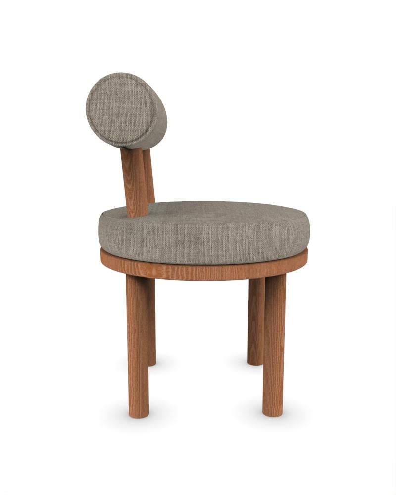 Portuguese Collector Modern Moca Chair Upholstered in Famiglia 08 Fabric by Studio Rig  For Sale