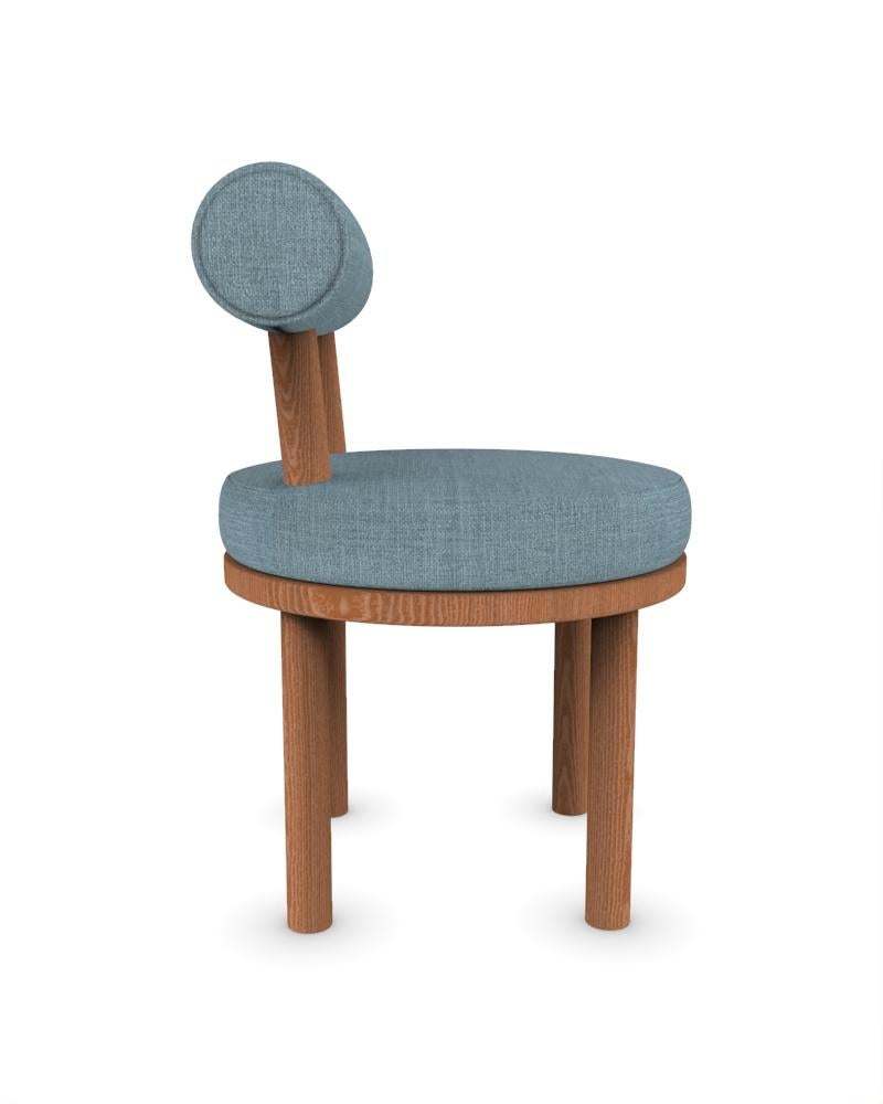Portuguese Collector Modern Moca Chair Upholstered in Famiglia 49 Fabric by Studio Rig  For Sale