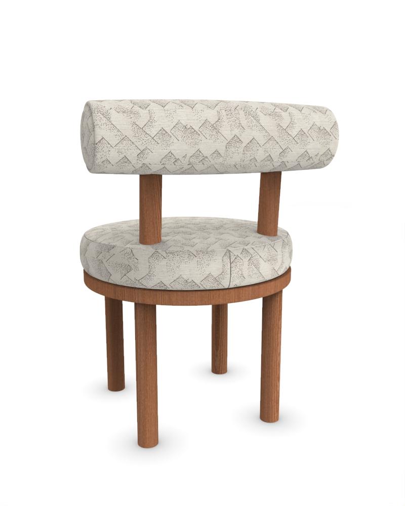 The Moderns Modern Moca Chair rembourrée en tissu ivoire graphite par Studio Rig  Neuf - En vente à Castelo da Maia, PT