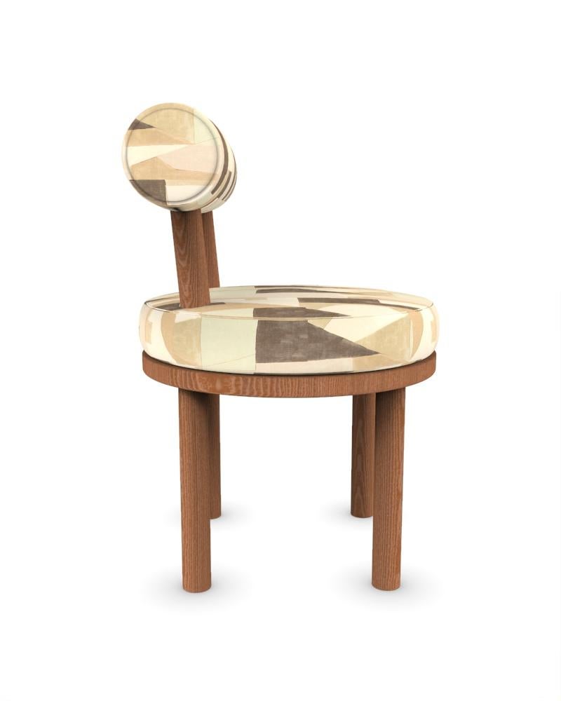 Collector Modern Moca Chair, gepolstert in Silt Fabric und Oak von Studio Rig (Portugiesisch) im Angebot