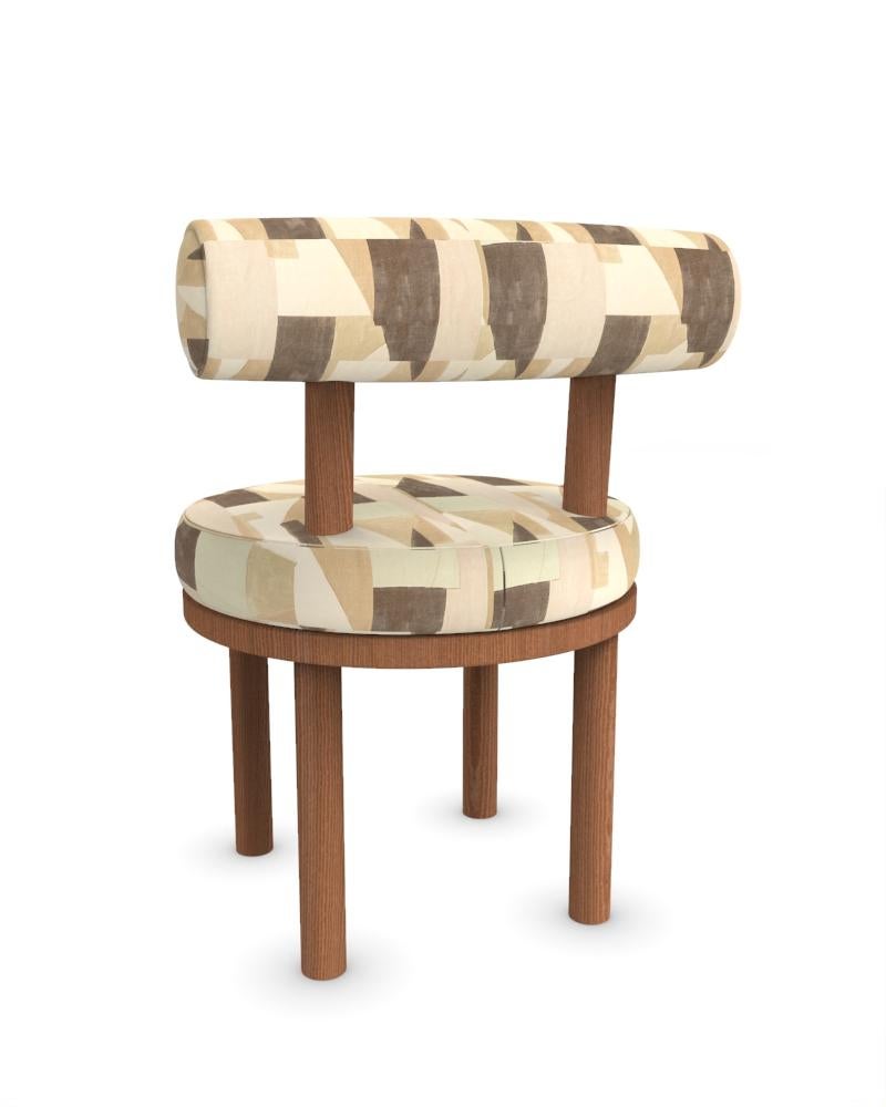 Collector Modern Moca Chair, gepolstert in Silt Fabric und Oak von Studio Rig im Zustand „Neu“ im Angebot in Castelo da Maia, PT