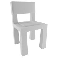 Collector Modern Raw Chair in Boucle White by Blanco Void