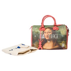 Sac à main Speedy 30 en édition limitée « Mona Lisa Da Vinci » de Jeff Koons 