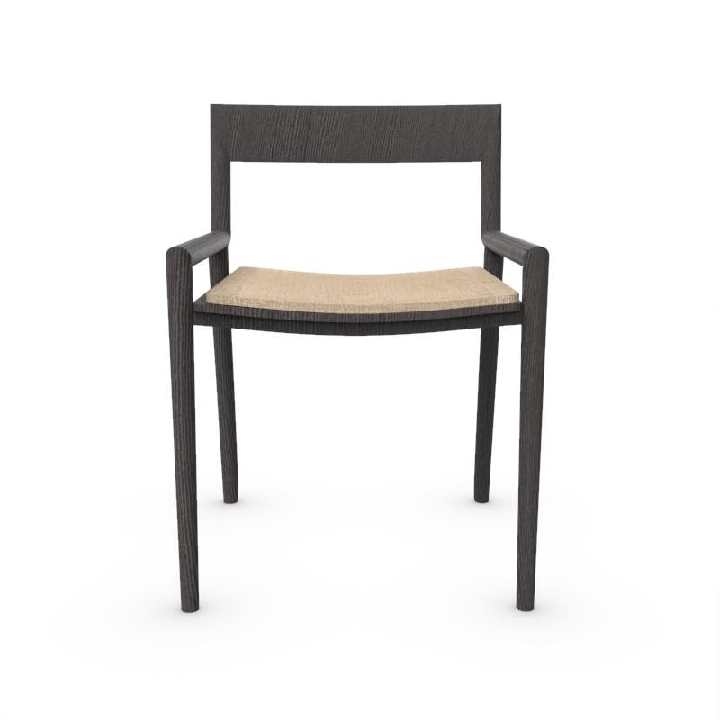 Portuguese Collector Nihon Dining Chair in Famiglia 07 Black Oak by Francesco Zonca Studio For Sale