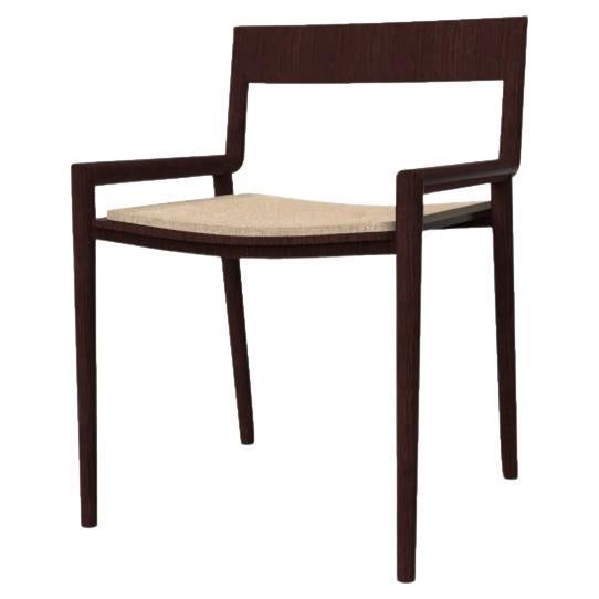 Collector Nihon Dining Chair in Famiglia 07 Dark Oak by Francesco Zonca Studio For Sale