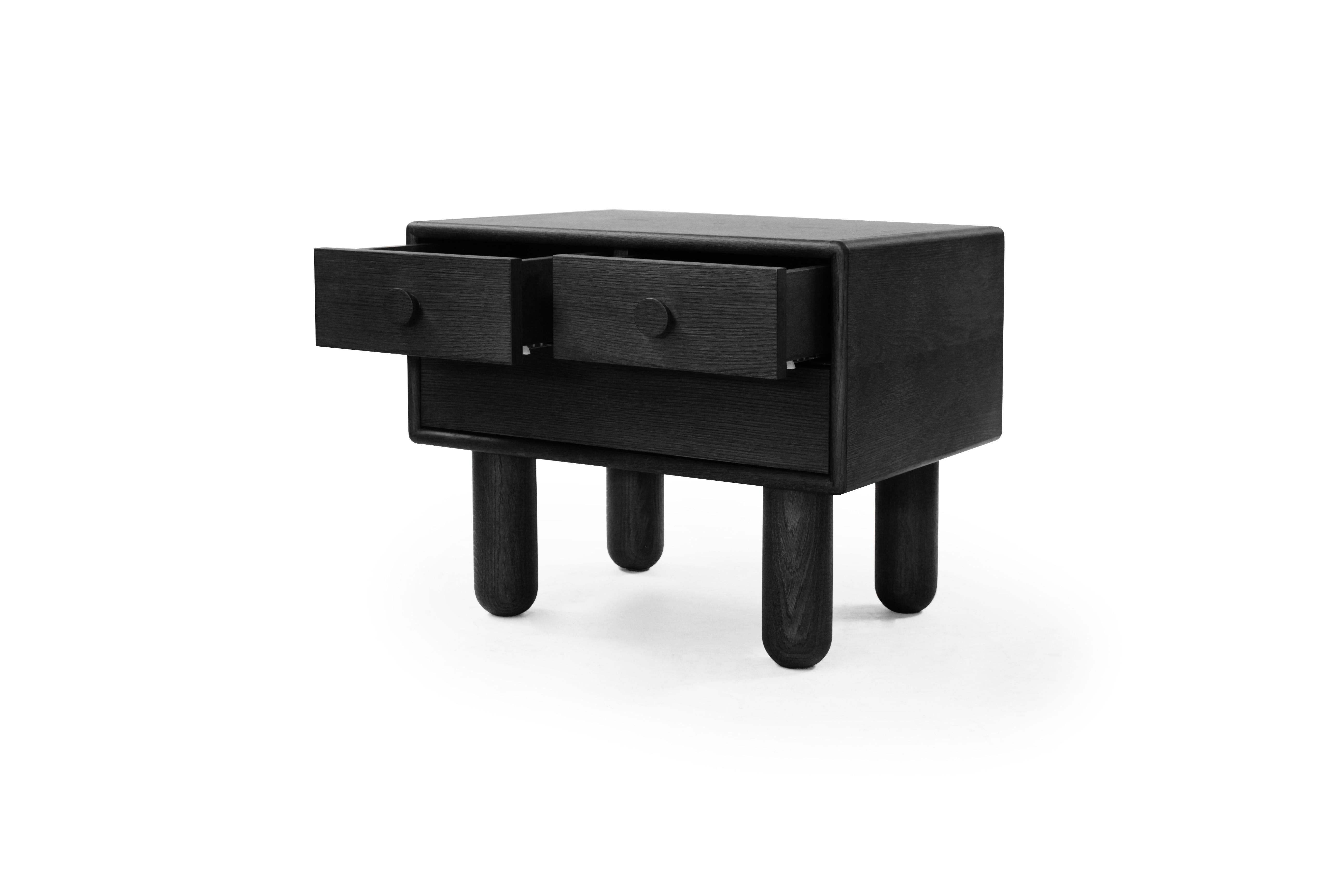 Table d'appoint pour lit Collector Nook en Wood Wood noir Neuf - En vente à Castelo da Maia, PT