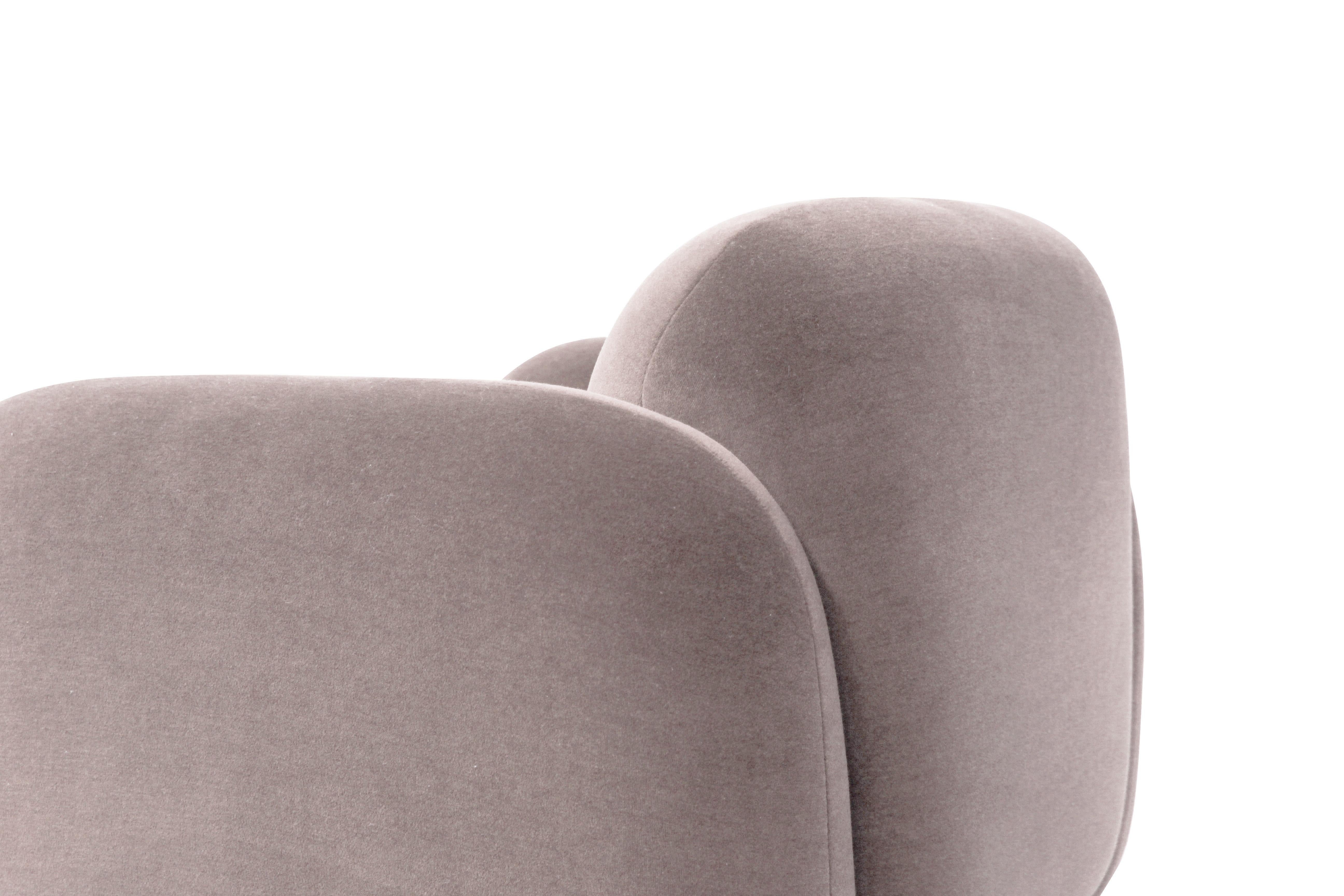Sillón Collector Penta Design Atelier Daciano da Costa Tela kvadrat gentle 2 Portugués en venta