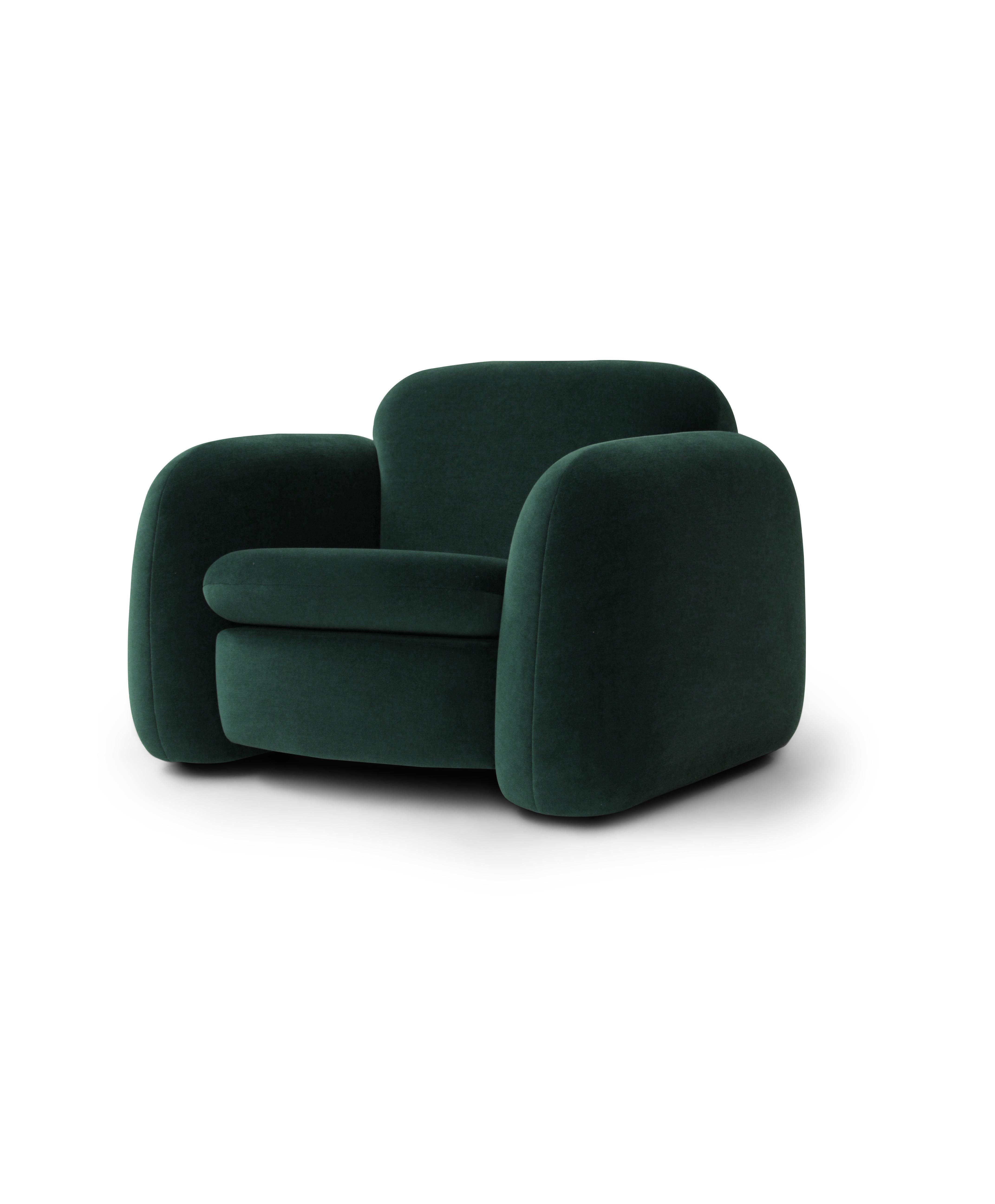 Sillón Collector Penta Design Atelier Daciano da Costa Tela kvadrat gentle 2 Portugués en venta