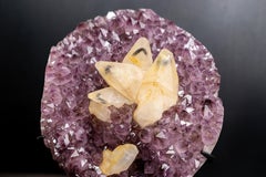 Collector Phantom Calcite on Amethyst