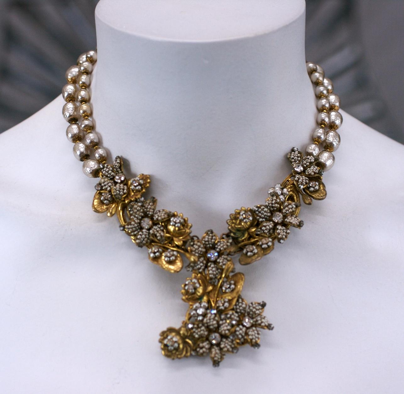 Miriam Haskell Collier de micro-perles de qualité de collection en vente 4