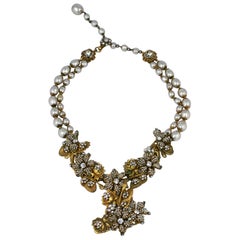 Collar Miriam Haskell de microperlas de calidad de coleccionista