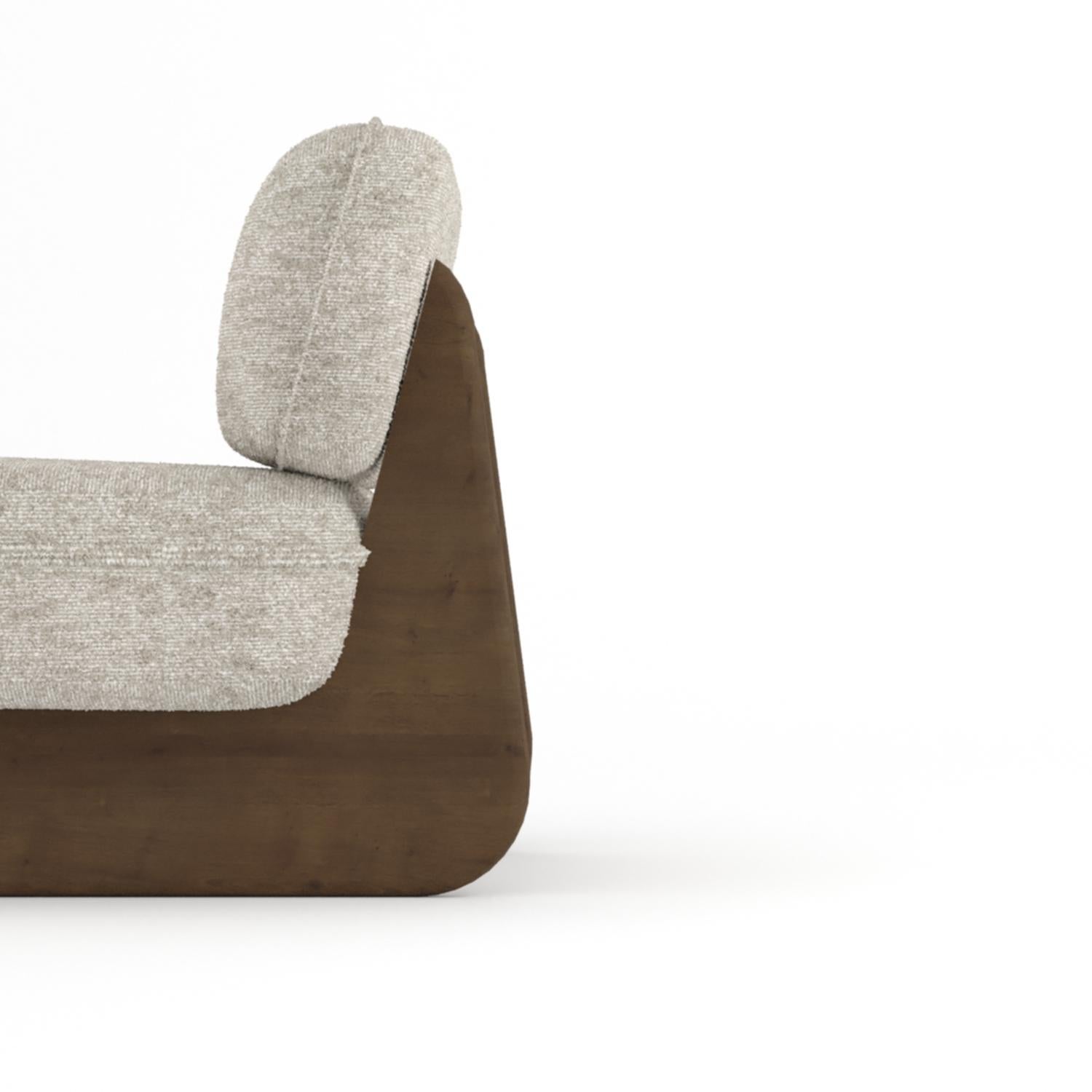 Collector Riva Lounge  Fabric Kirk by Design Canvas K5312/06 In New Condition For Sale In Castelo da Maia, PT