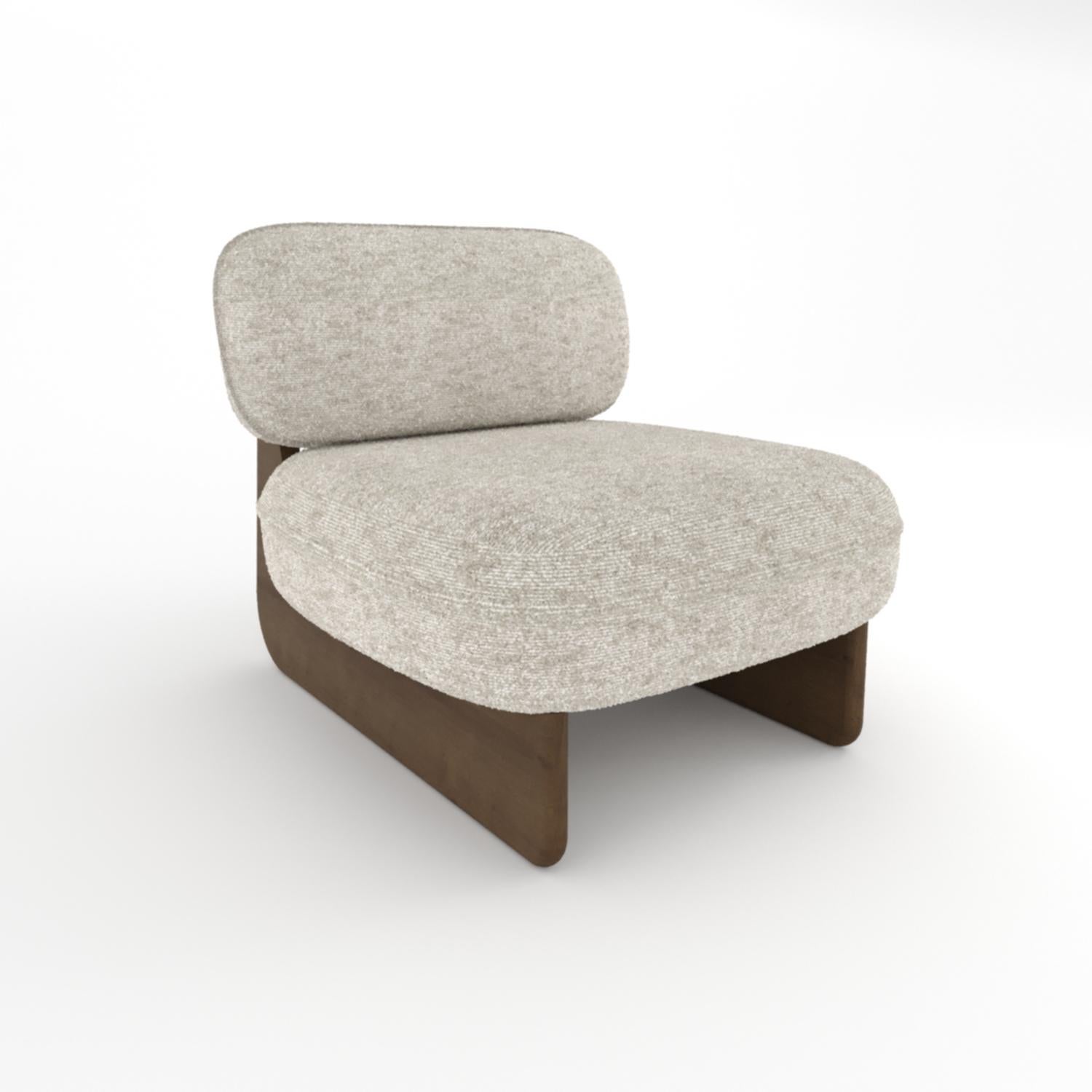 Contemporary Collector Riva Lounge  Fabric Kirk by Design Canvas K5312/06 For Sale