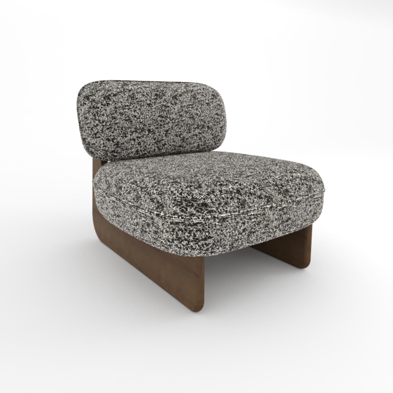 XXIe siècle et contemporain Lounge Collector Riva  Tissu Kirk by Design Monochrome K5312/11 en vente