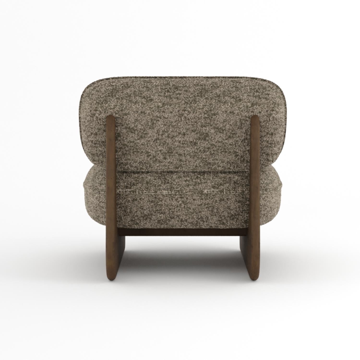 Portugais Lounge Collector Riva  Tissu Kirk by Design Olive K5312/09 en vente
